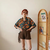 Galartsy Vintage Floral Vacation Shirt, view 3