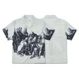 Galartsy Vintage Graphic Print Short-Sleeve Shirt, view 3