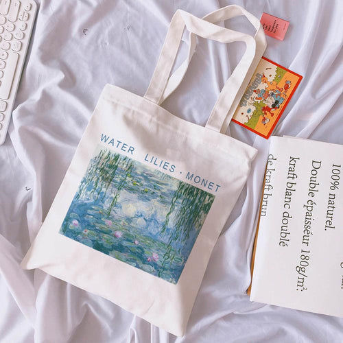 Galartsy Water lilies Monet tote bag