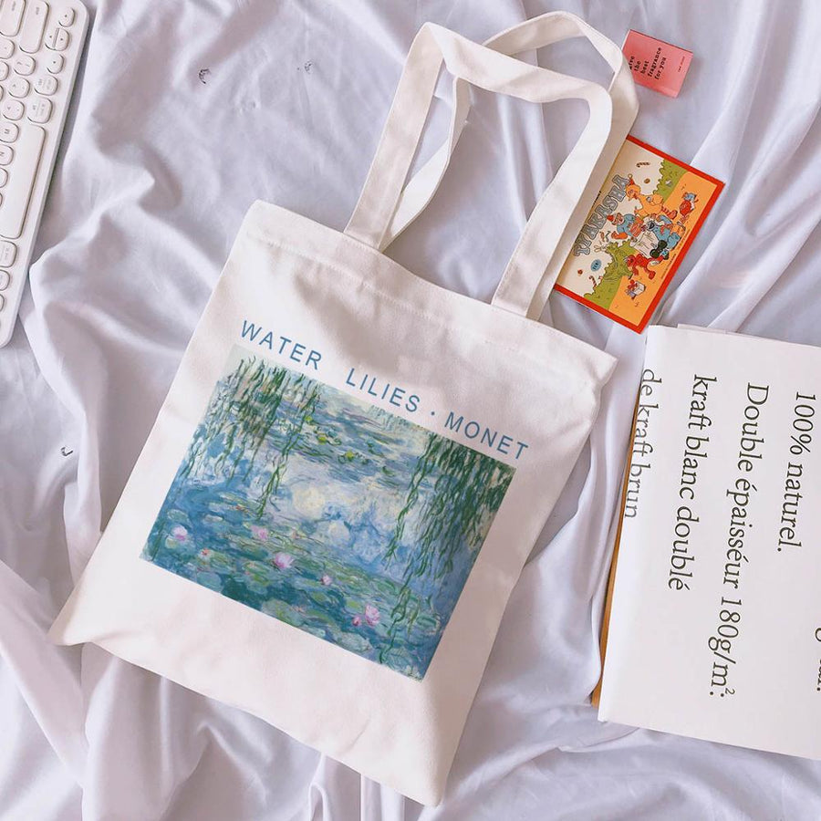 Galartsy Water lilies Monet tote bag