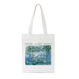 Galartsy Water lilies Monet tote bag, view 2