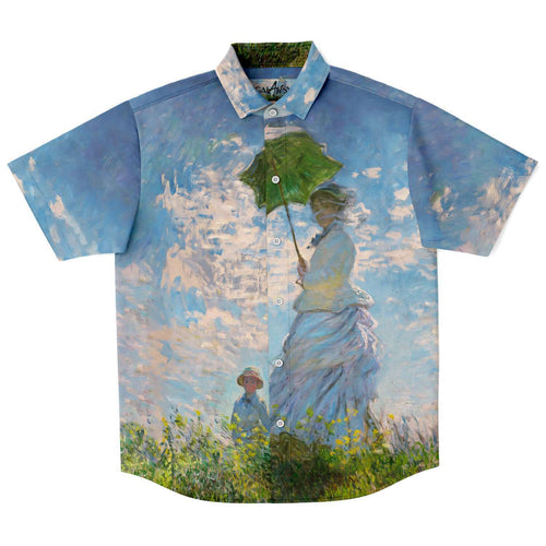Galartsy MONET Woman with a Parasol Buttoned Shirt