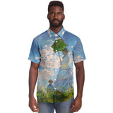 Galartsy MONET Woman with a Parasol Buttoned Shirt, view 4