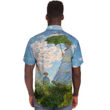 Galartsy MONET Woman with a Parasol Buttoned Shirt, view 5