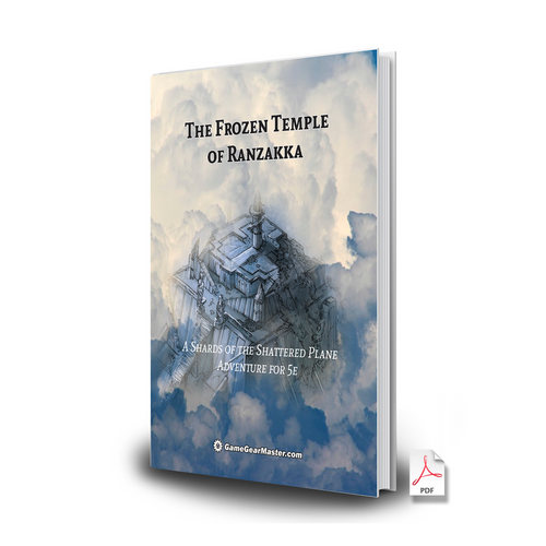 GameGearMaster The Frozen Temple of Ranzakka - A Dungeons & Dragons 5e Original Adventure