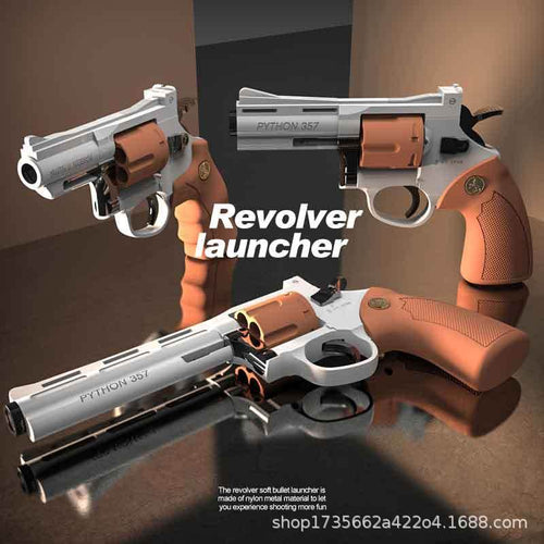 GELSHADOW New Revolver ZP5 357 Soft bullet Launcher