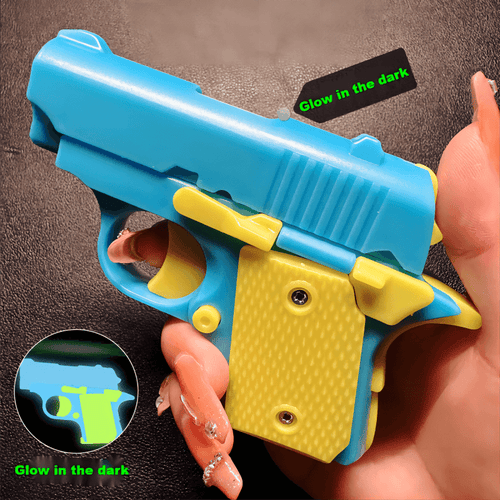 GELSHADOW 3D Printed Baby Mini M1911 Gravity Fidgets