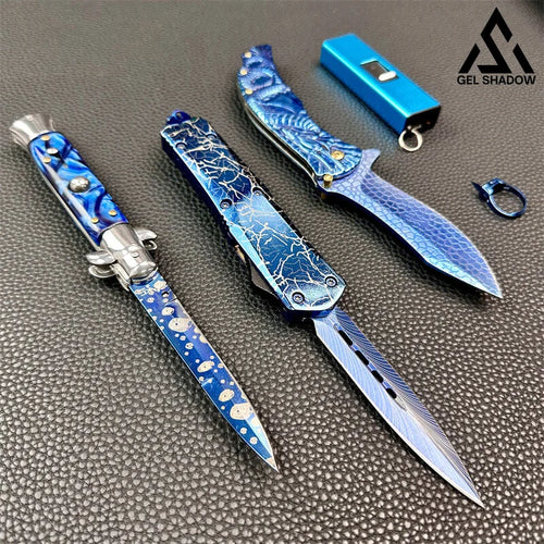GELSHADOW GS242-Limit 5pcs Blue Pocket defense Knife Tools Pack
