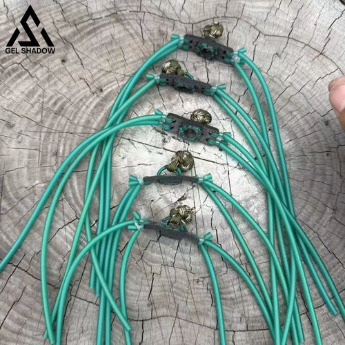 GELSHADOW 5PCS D model Magnetic Slingshot Rubber band For G5/G6/V5 Slingshot with Knot