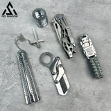 GELSHADOW GS243-6pcs Silver Pocket defense Knife Tools Pack, view 2