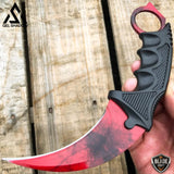 GELSHADOW 7.5" CSGO Combat Knife Fixed Blade Hawkbill Neck Doppler NEW-GS143, view 5