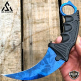 GELSHADOW 7.5" CSGO Combat Knife Fixed Blade Hawkbill Neck Doppler NEW-GS143, view 6