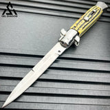 GELSHADOW 8.75" Italian Stiletto AKC Pocket Knife-GS141, view 4
