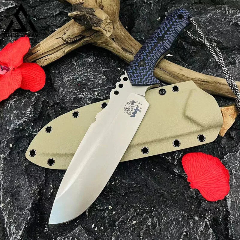 GELSHADOW 8mm Thick WT Stright Knife One-piece Keel-GS118