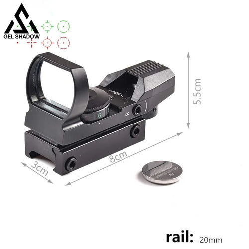 GELSHADOW Aluminum Red Green Dot Sight Scope
