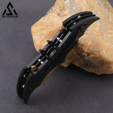 GELSHADOW Dark Bat Knight Double Blade Folding Pocket Knife-GS39, view 6