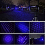 GELSHADOW GS258-Blue Gatling Burning Laser Pointer Adjustable Visible Beam Dot Light, view 4