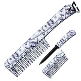 GELSHADOW Self Defense Brush Comb With Hidden Sharp Knife-GS84, view 4