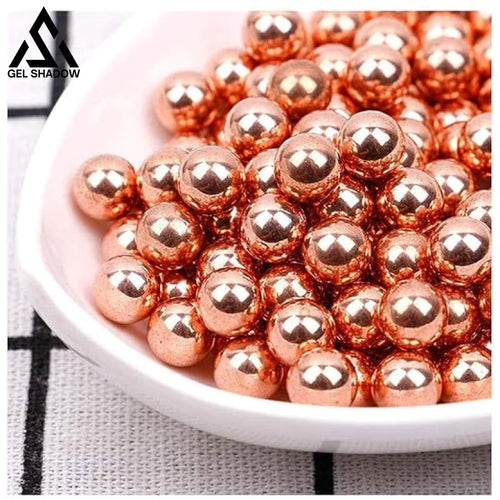GELSHADOW 8mm Copper Coating Solid Steel Ball  Luxurious Golded Balls for G5/G6/V5 Slingshot