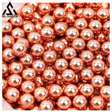 GELSHADOW 8mm Copper Coating Solid Steel Ball Luxurious Golded Balls for G5/G6/V5 Slingshot, view 2