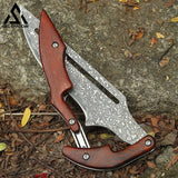 GELSHADOW Damascus Steel Transformable Mechanical Magic knife-GS33, view 2