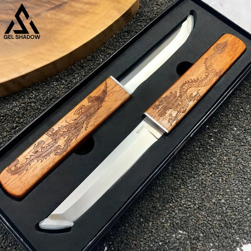 GELSHADOW M390 Dragon and Phoenix Two Kitchen Knifes Gift Set-GS124