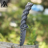 GELSHADOW Embossed Chain Folding Knife-GS27, view 3