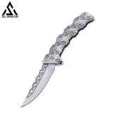 GELSHADOW Embossed Chain Folding Knife-GS27, view 4