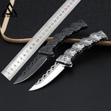 GELSHADOW Embossed Chain Folding Knife-GS27, view 5