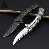 GELSHADOW Embossed Chain Folding Knife-GS27, view 6