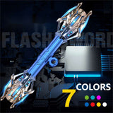 GELSHADOW GS257-Double-head Rotatable Flash Lightsaber Telescopic Sword, view 6
