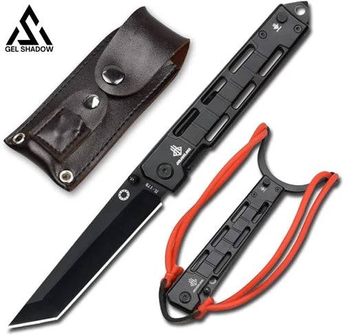 GELSHADOW Folding Knife with Slingshot Outdoor Knife EDC Knife-GS19
