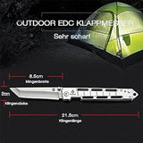 GELSHADOW Folding Knife with Slingshot Outdoor Knife EDC Knife-GS19, view 4