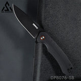GELSHADOW Folding Pocket Knife with D2 Steel, G10 Handle & Ball Bearing Flipper-GS17, view 3