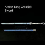 GELSHADOW GS186 Red and blue Longquan high-manganese steel sabers and swords(US ONLY), view 3