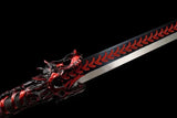 GELSHADOW GS180 Handmade Red Wolf Chinese Sword With Red Blade(US ONLY), view 6