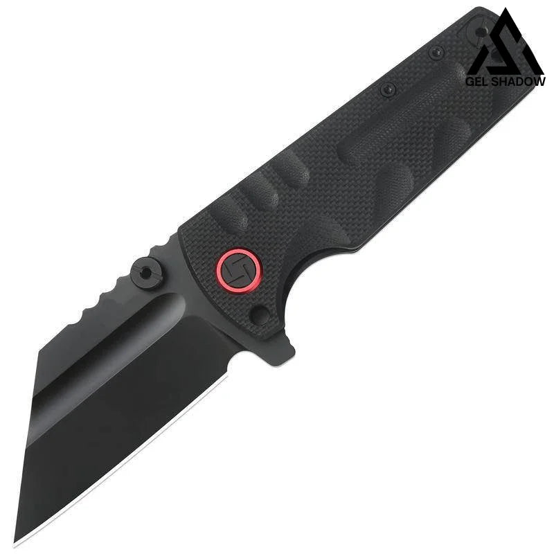 GELSHADOW GS191 ARTISANCUTLERY Tactical Knife Proponent Subsize (1820PS) D2 Steel Black PVD Blade with G10 Handle