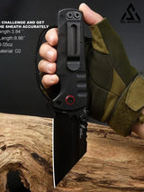 GELSHADOW GS191 ARTISANCUTLERY Tactical Knife Proponent Subsize (1820PS) D2 Steel Black PVD Blade with G10 Handle, view 4