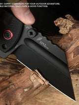 GELSHADOW GS191 ARTISANCUTLERY Tactical Knife Proponent Subsize (1820PS) D2 Steel Black PVD Blade with G10 Handle, view 6