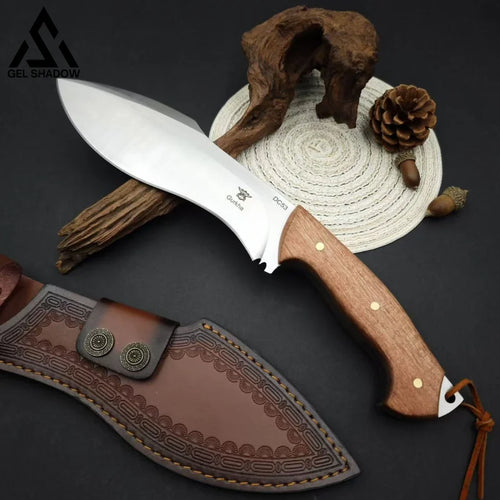GELSHADOW GS223 Outdoor straight-edge camping survival knife Nepal