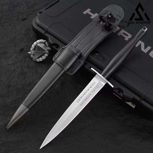 GELSHADOW GS214 Sentry's Edge:N690 Steel All-Terrain Tool Integrated Tactical Straight Knife