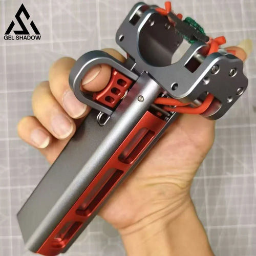 GELSHADOW GS269 New Semi-auto G6 Trigger Slingshot  CNC Aluminum Alloy Professional Catapult