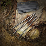 GELSHADOW GS270 Tactical Fixed Blade 3pcs Knife With K sheath Darts Flying Knifes Ninjia, view 2