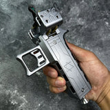 GELSHADOW GS272 Semi-auto V5 Slingshot with Double Magazine 22 Shots CNC Aluminum Alloy, view 3