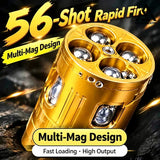 GELSHADOW (Presell-7days)GS278 V10 56 Shots Slingshot with 4-in-1 Magazine CNC Aluminum Alloy, view 2