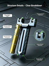 GELSHADOW (Presell-7days)GS278 V10 56 Shots Slingshot with 4-in-1 Magazine CNC Aluminum Alloy, view 4