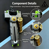 GELSHADOW (Presell-7days)GS278 V10 56 Shots Slingshot with 4-in-1 Magazine CNC Aluminum Alloy, view 5