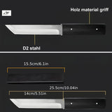 GELSHADOW Japanese Samurai Katana Tanto Fixed Blade Knife-GS97, view 5