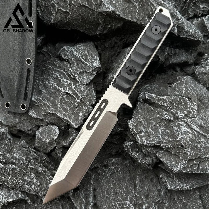 GELSHADOW 8mm Thick King Kong SLEIPNER Superhard Stright Knife-GS121