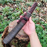 GELSHADOW Katana VG10 Ninja Samurai Damascus Hunting Knife-GS113, view 3